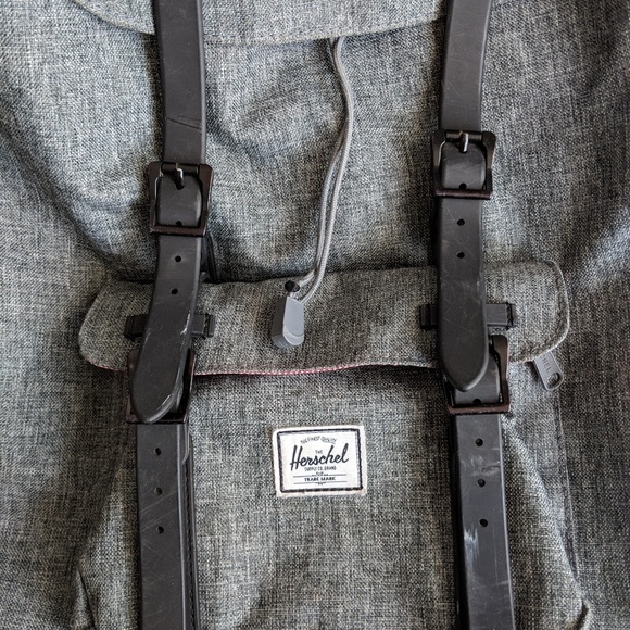 Herschel Little America backpack raven crosshatch - Picture 6 of 7